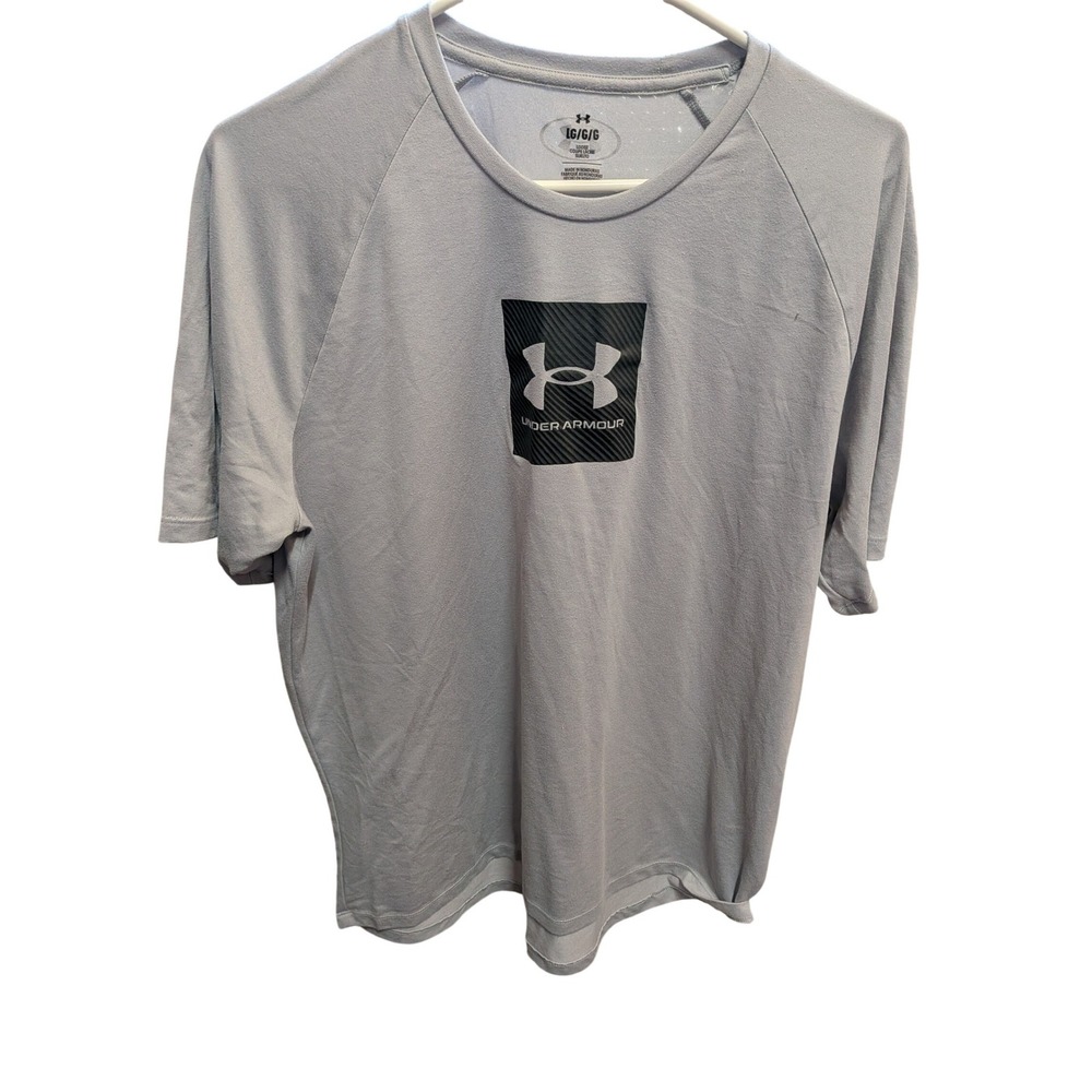 Under Armour Womens HeatGear Short Sleeve Loose Fit Athletic T-Shirt Size L